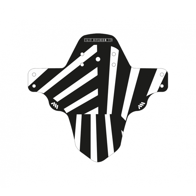 All Mountain Style Mudguard - Reflective Dazzle - AMSMG1DZBK - Aerolux