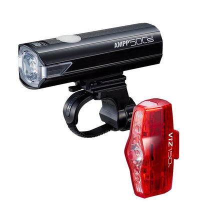CatEye AMPP 500S / VIZ 150 Bike Light Set - CA490A500SV150C - Aerolux