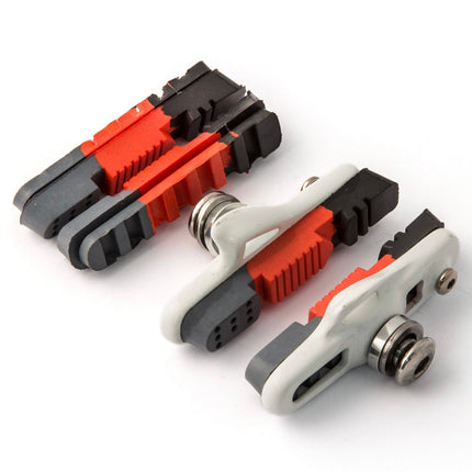 Clarks Elite Road Brake Pads w/Lightweight Holder & Triple Compound Insert Pads for Shimano SRAM Tektro 55mm - CPS240 - Aerolux