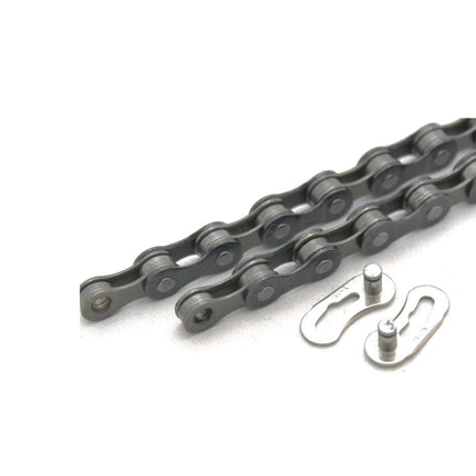 Clarks MTB/Road 5 - 7 Speed Chain 1/2x3/32 x116 Quick Release Links Fits Various & Hybrid Derailleur Systems - C50 - Aerolux