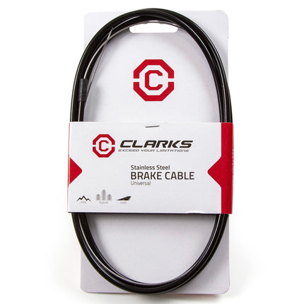 Clarks Universal SS Brake Cable w/2P Black Outer Casing - 6086SS - Aerolux