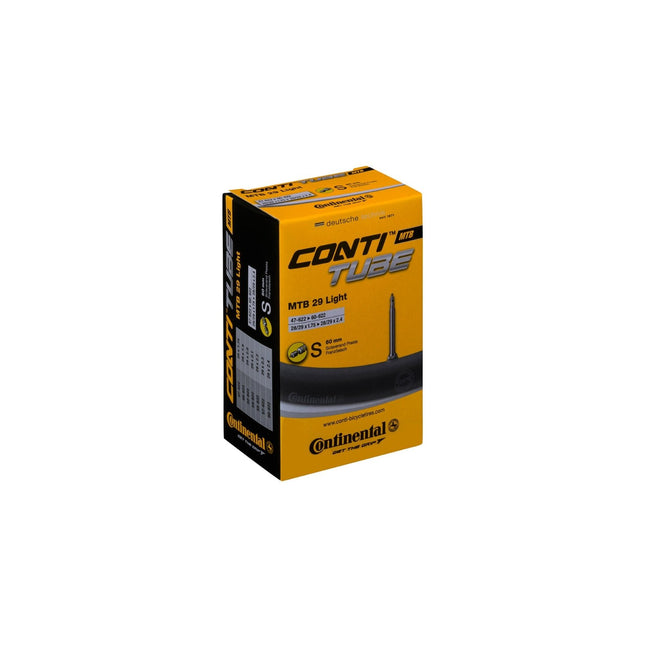 Continental MTB Tube Light - Presta 60mm Valve - TUC82201 - Aerolux