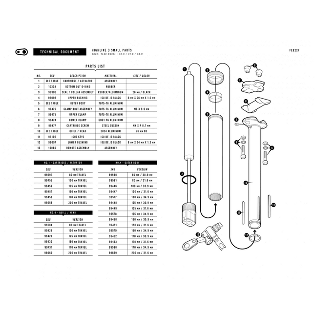 Crankbrothers Highline 3 / XCG replacement clamp screw - CRB-99475 - Aerolux