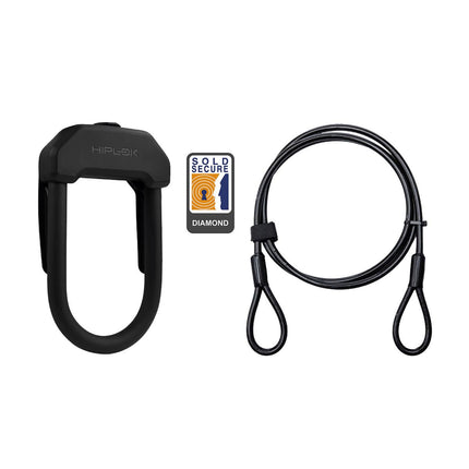 Hiplok DXP D - Lock & 2m Cable - HLDXCAB - Aerolux