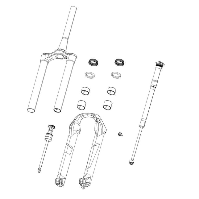 RockShox Fork Spring Dual Position Air Knob - Revelation A1+/Pike A1+/Lyrik A1+/Yari A1+/Zeb A1+ - SSP8120000 - Aerolux
