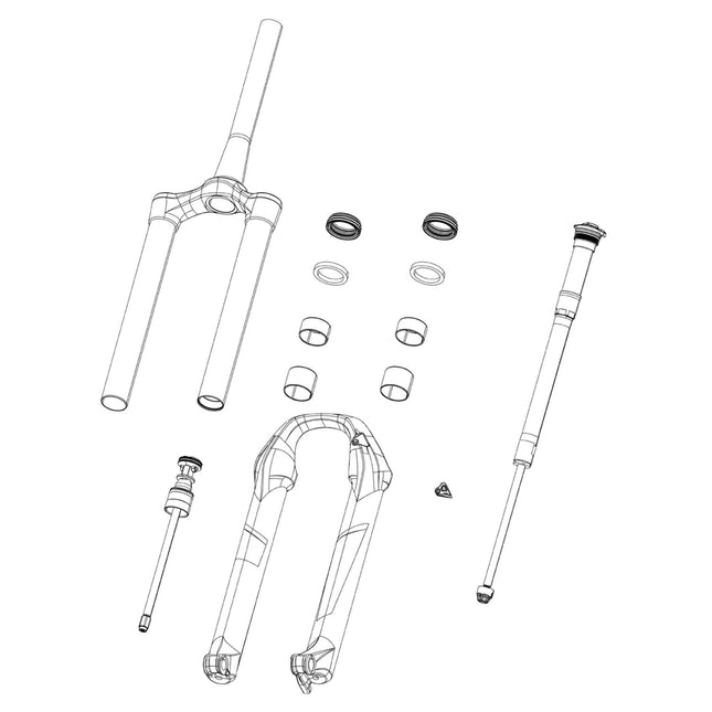 Rockshox Spare - Fork CSU - Debonair 27.5/29B 44 Off - Set - 69OD - 1.8 Taper (No Gradients) - Lyrik C3+/Yari B3+ (2020+) - SSP8090054 - Aerolux
