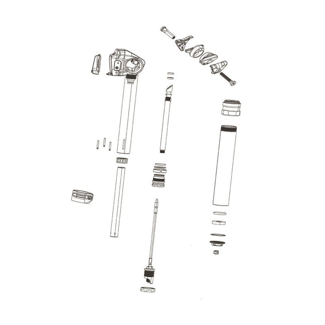 Rockshox Spare - Seatpost Service Bulk Brass Keys Size 5 Qty 12 - Reverb And Reverb Stealth A1 A2, And B1 - RS818035003 - Aerolux