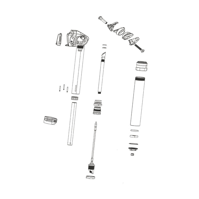Rockshox Spare - Seatpost Stainless Steel Keys - Size 1 (Qty 12) - Reverb Xplr 27.20 AXS (2022+) - RSP8056006 - Aerolux