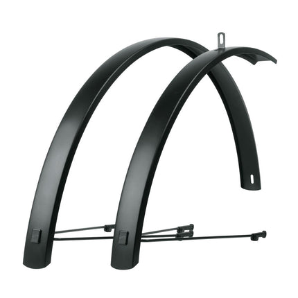 SKS EDGE AL 28" Aluminium Mudguard Set - SKMED2846B - Aerolux