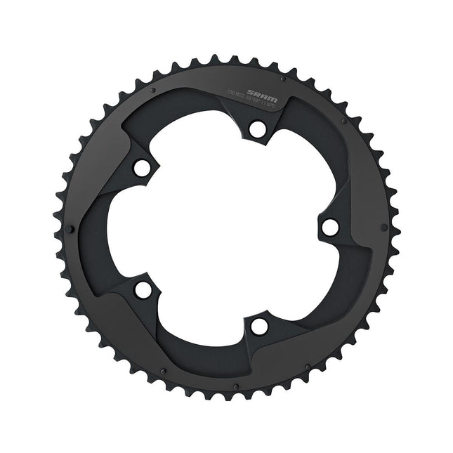 SRAM Chain Ring Road Red B2 X - Glide 52T Yaw 11 Speed S2 110 Alum5mm Blast Black 2 - Pin (52 - 36) - CRS031000 - Aerolux