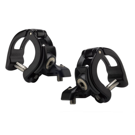 SRAM Disc Brake Spare Matchmaker X MMX Clamp, Single Left, Black, Titanium Bolts (Compatible With SRAM MMX Clamp - Compatible Shifters) - Maven, DB8, Guide/G2, Level, Code - AV018040 - Aerolux