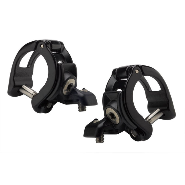 SRAM Disc Brake Spare Matchmaker X MMX Clamp, Single Left, Black, Titanium Bolts (Compatible With SRAM MMX Clamp - Compatible Shifters) - Maven, DB8, Guide/G2, Level, Code - AV018040 - Aerolux