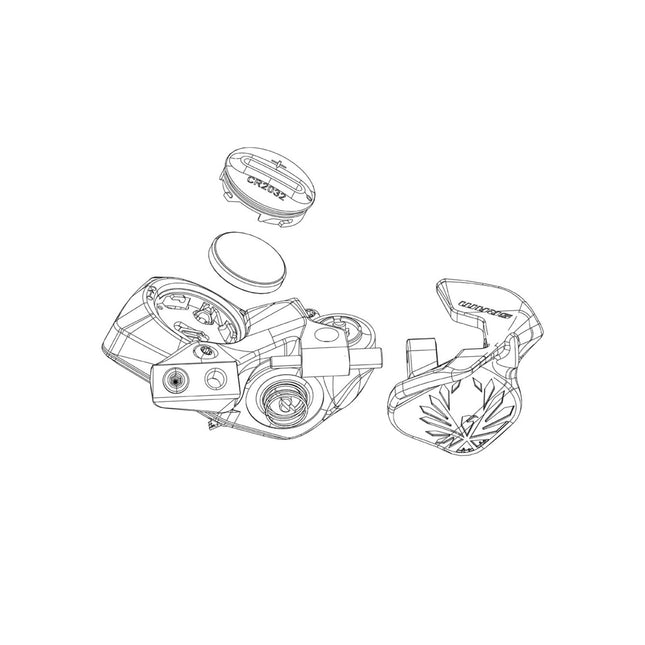 SRAM EC AXS Pod Rocker HMI Paddle Upgrade (Including Pin, Screws, Panel) - SSP18037000 - Aerolux