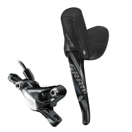 SRAM Force1 Hydraulic Disc Brake (UK Style) Left Rear Brake 1800mm wDirect Mount Hardware (Rotor & Bracket sold separately) - SLRHR006.001 - Aerolux