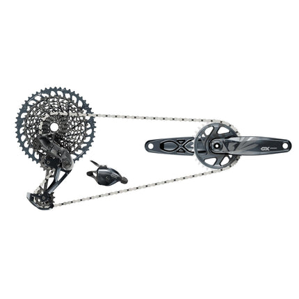 SRAM GX Eagle DUB Boost Groupset (Rear Der, Trigger Shifter With Clamp, Crankset DUB 12s With DM 32t X - SYNC Chainring, Chain 126 links 12s, Cassette XG - 1275 10 - 52t, Chaingap Gauge) - SGS8095000 - Aerolux