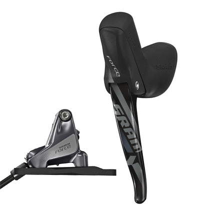 SRAM Hydraulic Disc Brake Force1 (UK Style) Left Rear Brake 1800mm w Flat Mount Hardware (Rotor & Bracket sold separately) - SLRHD006003 - Aerolux