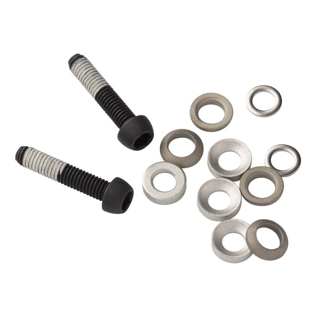 SRAM Road Bracket Mounting Bolts Ti T25 17mm 2 Pcs Flat Mount Caliper - SMDM005013 - Aerolux