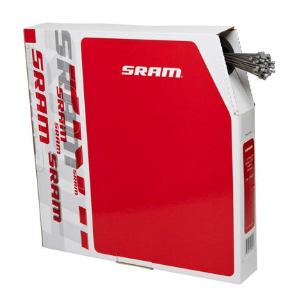 SRAM Shift Road and MTB Cable Kit 4mm (1x 1500mm, 1x 2300mm 1.1mm polished stainless steel cables, 4mm reinforced linear strand housing, ferrules, end caps, frame protectors) - SC8008003 - Aerolux