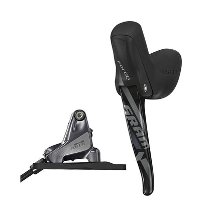 SRAM Shift/Hydraulic Disc Brake Force22 (UK Style) Yaw Front SRAM Shift Rear Brake 1800mm w Flat Mount Hardware (Rotor & Bracket sold separately) - SLRHD148007 - Aerolux