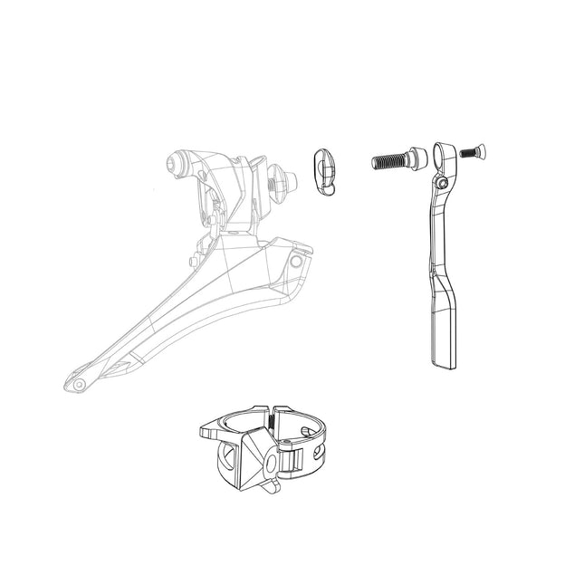 SRAM Spare - Front Derailleur Spare Parts Kit Force Etap AXS - SSP7618007001 - Aerolux