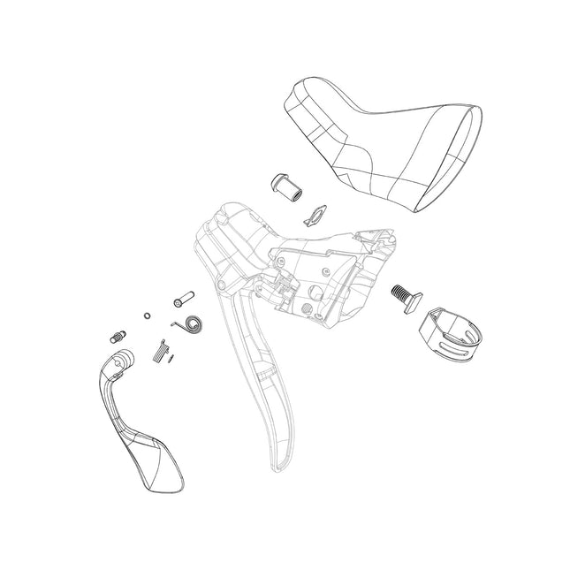 Sram Spare - Shifter Brake Lever Exchange Hydraulic Apex1 Rear - SS8043004 - Aerolux
