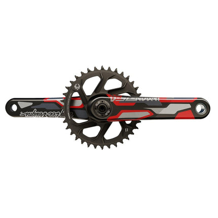 TRUVATIV Crank Descendant CoLab Troy Lee Designs Eagle All Downhill DUB83 12s With Direct Mount 36t X - SYNC 2 CNC Chainring - CW8606000 - Aerolux