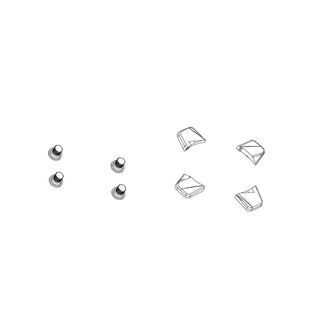Truvativ Spare - Crank Chainring Bolt Kit 5 - Arm Triple Steel/Steel Black - CBT116 - Aerolux