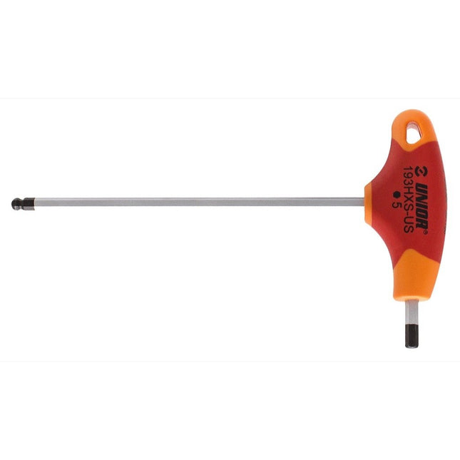 UNIOR Ball - End Hexagonal Screwdriver With T - Handle - UN625117 - Aerolux
