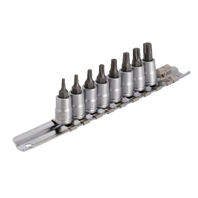 UNIOR Hex Screwdriver Socket Set 1/4" On Rail 2024 - UN629697 - Aerolux