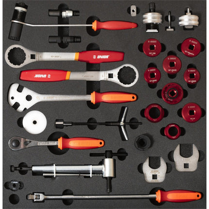 UNIOR Set Of Tools In Tray 2 For 2600A And 2600C - BB & Crank Tools 2024 - UN629834 - Aerolux