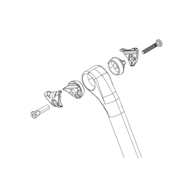 Zipp Spare - SeatPost Top and Bottom Clamp B1 0 and 20 OffSet Service Course - ZS6818046000 - Aerolux