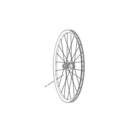 Zipp Spokes & Nipples & Washers CX Ray Straight - Pull External Hex Secure Lock Black Oxide 244mm (3 pcs) - Z91508004 - Aerolux