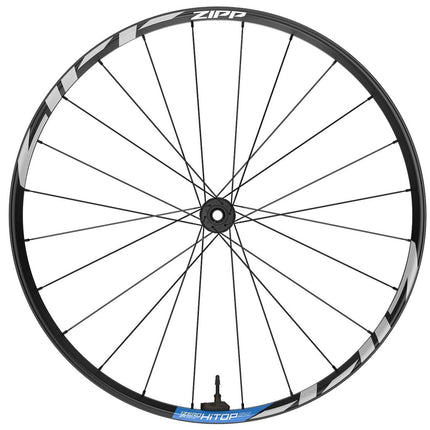 Zipp Wheel - 1Zero Hitop Sw Tubeless Disc Brake Center Lock 29 Front 24Spokes Boost W/RS Torque Caps Sid Blue Graphic A1 (Tyrewiz 2.0 Included) - ZM8719001 - Aerolux