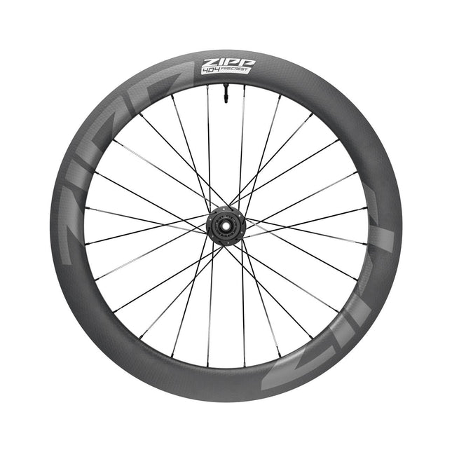 Zipp Wheel - 404 Firecrest Carbon Tubeless Disc Brake Center Locking 700c Rear 24Spokes XDR 12x142mm Standard Graphic B1 - ZPWH8621001 - Aerolux