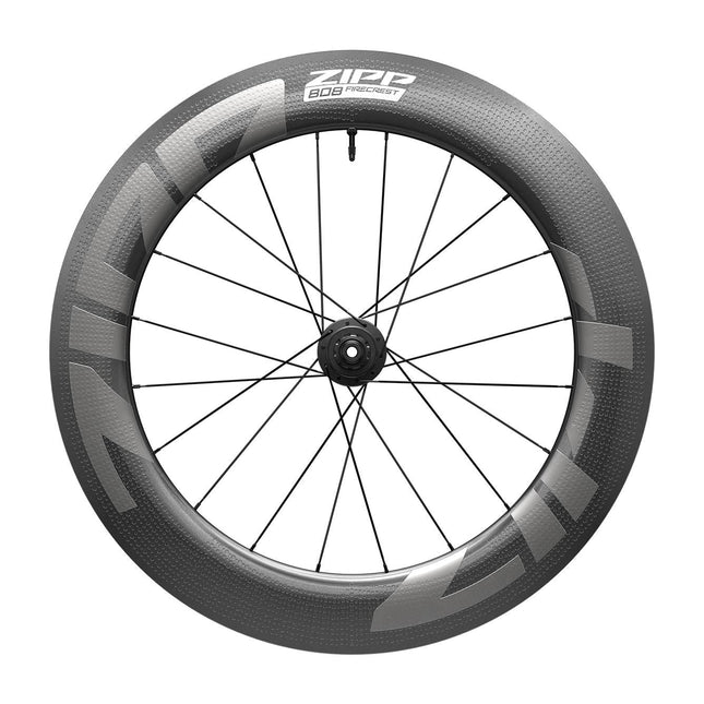 Zipp Wheel - 808 Firecrest Carbon Tubeless Disc Brake Center Locking 700c Rear 20Spokes SRAM 10/11sp 12x142mm Standard Graphic B1 - ZPWH8694000 - Aerolux